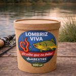 Lombriz Viva para Pesca. Cebo Natural Fresco 100 ud
